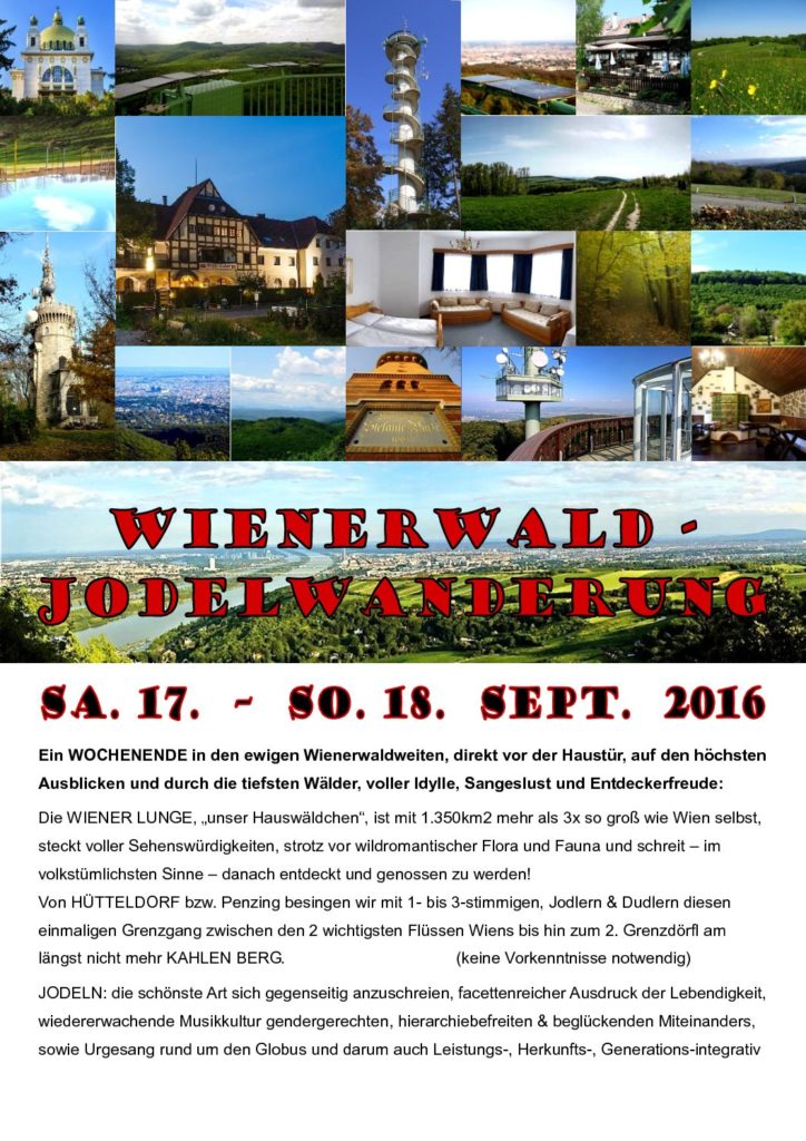 Wienerwald-Jodelwanderung 2016