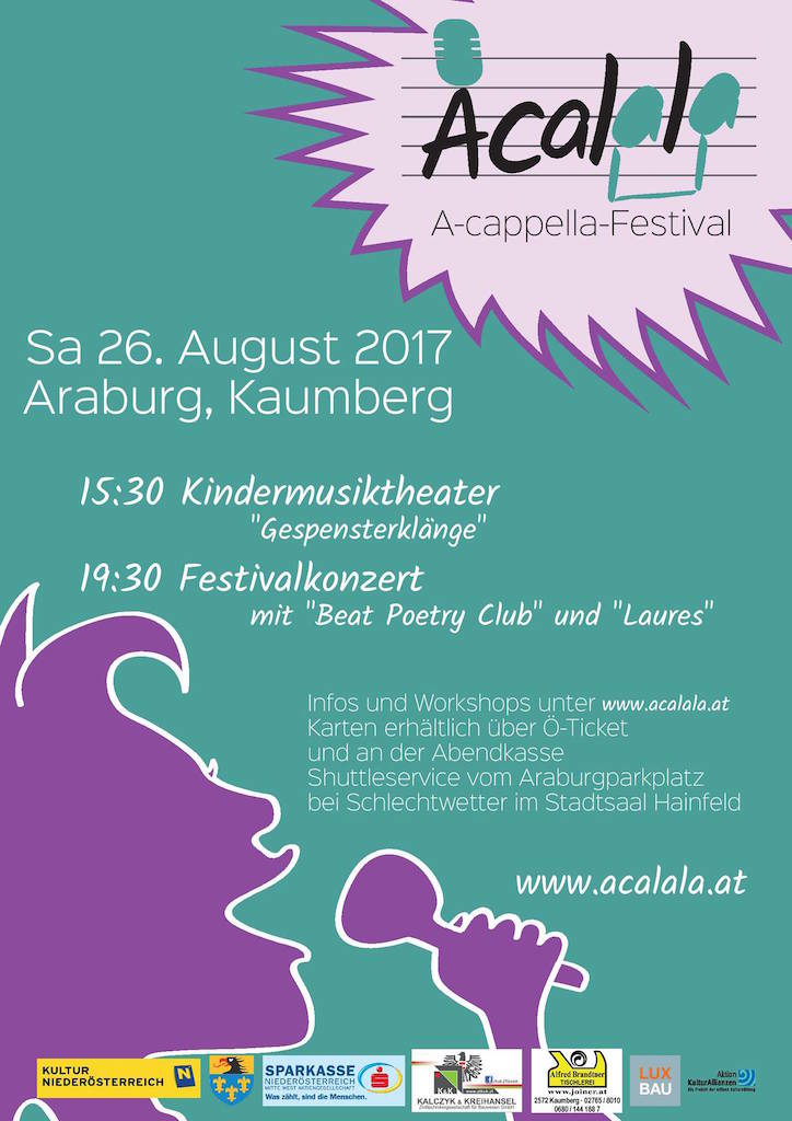 Acapella Festival Flyer